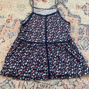 American Eagle Floral Lace Sleeveless Top